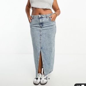 ASOS denim skirt